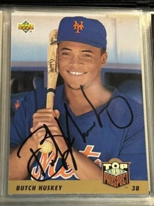 Butch Huskey 1993 Upper Deck Top Prospects Rookie Signed Autograph AUTO RC TTM - Picture 1 of 2