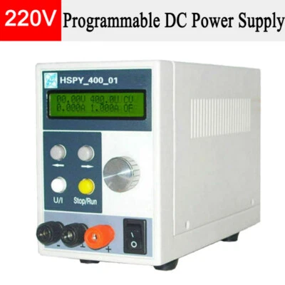 HSPY 400-01 Adjustable 400V/1A programmable DC Power Supply 220V RS232 Port - Image 1 of 4