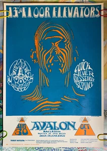 QUICKSILVER 13. STOCK AVALON BALLSAAL FAMILIE HUND KONZERTPOSTER FD-28 () - SCHÖN - Bild 1 von 9