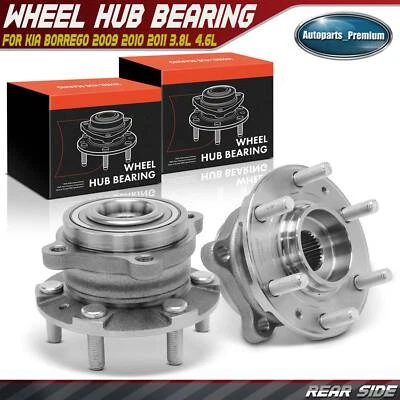 2x Rear Left & Right Wheel Hub Bearing Assembly for Kia Borrego 2009 2010 2011 - Image 1 of 4