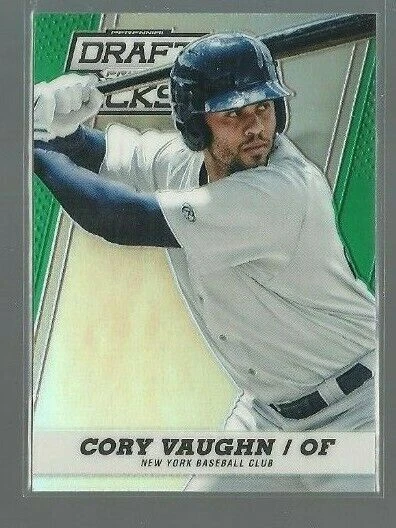 2013 Panini Prizm Perennial Draft Picks Green Prizms #16 Cory Vaughn (ref 65568) - Image 1 of 1
