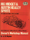 Austin Healey Sprite Mk 1-IV & MG Midget Mk 1-3 Haynes Workshop Manual Pub. 1974