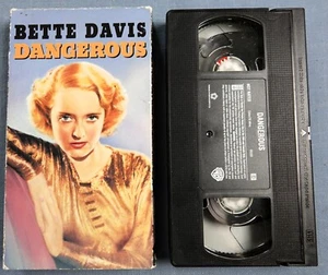 BETTE DAVIS DANGEROUS VHS B&W - Picture 1 of 2