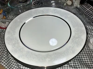 Oxford Lenox TWILIGHT DELL Bone China JUEGO DE 2 platos de cena florales de colección - Imagen 1 de 22