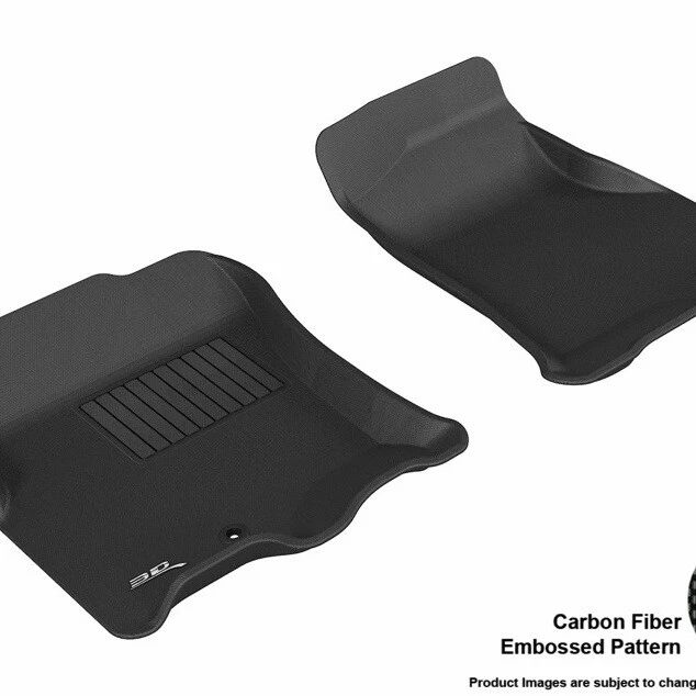 Forros de piso 3D MAXpider negros primera fila 2 piezas para Lincoln Navigator Foto 1 de 4