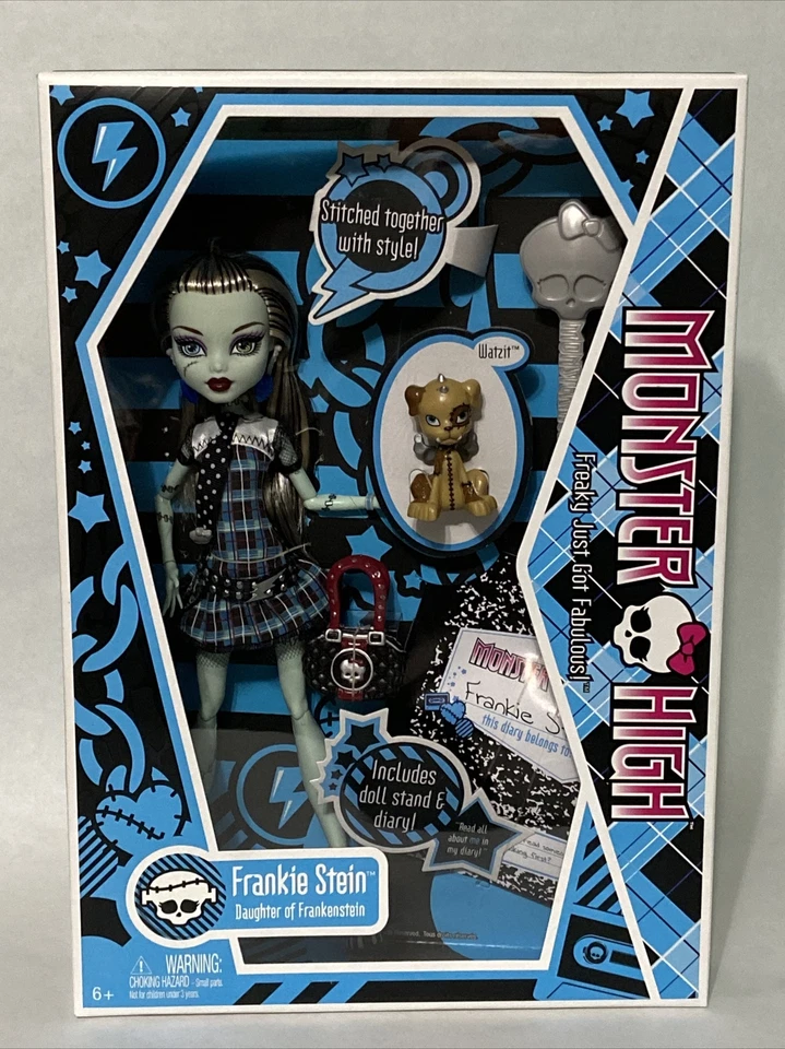 Monster High Frankie Stein Doll 2009 First Wave Mattel N5948 NRFP