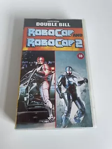 Robocop And Robocop 2 On VHS Video Cassette Tape Double Bill Limited Edition - Picture 1 of 3