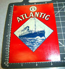 Vintage Original Label, 1920S Atlantic Brand Broom Label, Fantastic Graphics