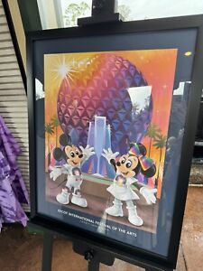 2024 Disney Parks Festival Of The Arts Poster Maria Stuckey Retro Epcot Mickey