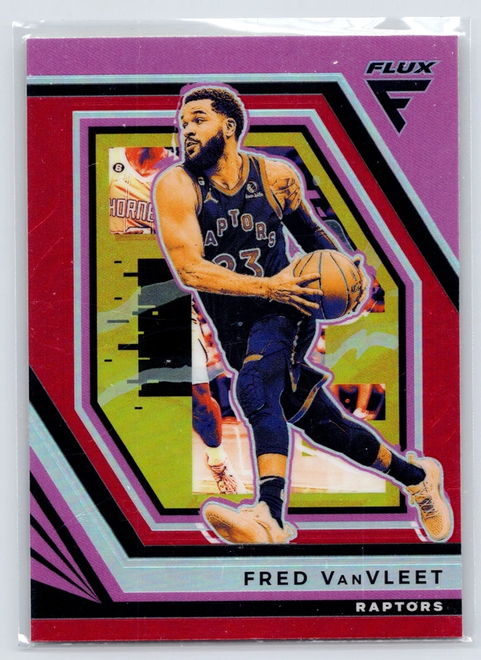 2022-23 Panini Flux - Fred VanVleet #81 Red Prizm - Toronto Raptors - Image 1 of 2