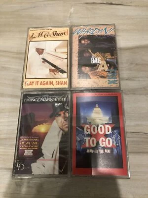 4 Classic Hip Hip Tapes Whodini Bag A Trix M.c. Shan Prince Markie Good To Go!!! - Image 1 of 4