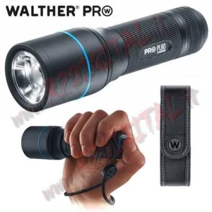 TORCIA LED TATTICA WALTHER MIDI PL80 600 LUMEN BATTERIE FONDINA CLIP CACCIA LUCE - Picture 1 of 1