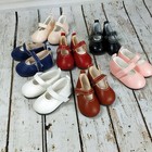 Leather Shoes for Dolls Mia Paola Accessories for Doll Cute Sandals Pink Beige