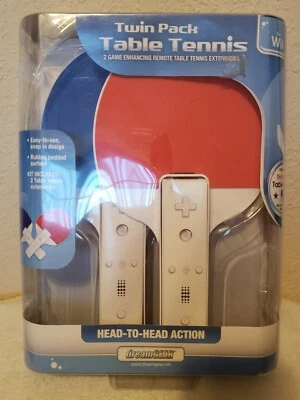 NUEVO Wii Twin Pack Tenis de Mesa Compatible con Nintendo Tenis de Mesa Dream Gear (2 Foto 1 de 4