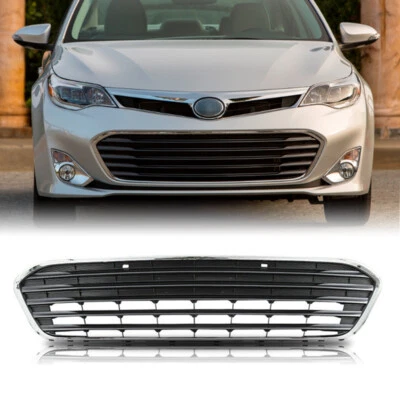 Parrilla inferior para parachoques delantero con moldura cromada Fit 2013 2014 2015 Toyota Avalon Foto 1 de 4