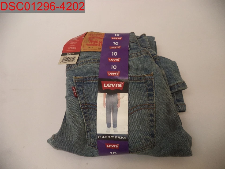 Levi's Boys' 511 Slim Flex Stretch Jeans 10 25