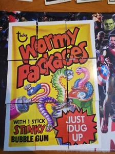 1973 Wacky Packaging Series 4 Complete Set (30-Stickers & 9 Puzzle Pieces) - Picture 1 of 24
