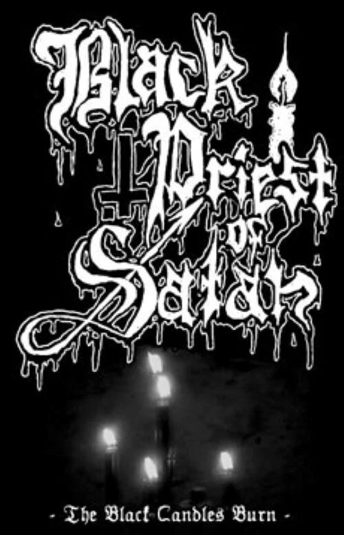 BLACK PRIEST OF SATAN - The Black Candles Burn,New, Tape, Black metal, Barathrum - Image 1 of 1