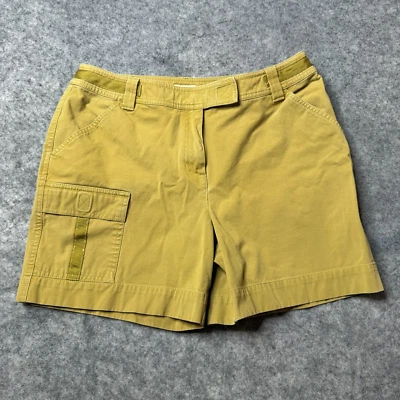 Pantalones Cortos Jill Para Mujer Talla 10 Caqui Beige Dorado Carga Chino Algodón Elástico Informal Foto 1 de 4