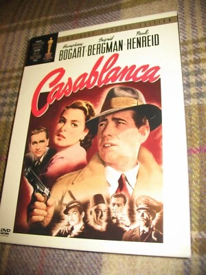 Casablanca DVD - Humphrey Bogart, Ingrid Bergman, Paul Henreid, Claude Rains - Image 1 of 4