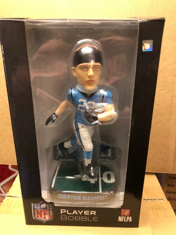Christian McCaffery Carolina Panthers FOCO LE Scoreboard Bobblehead NIB Cover
