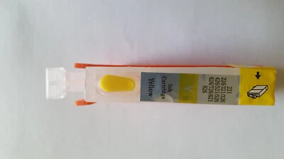 Befüllbare Patronen für Canon CLI-526 Y (gelb) mit Autoresetchip  - Bild 1 von 2