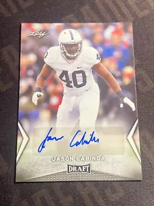 Jason Cabinda 2018 Blattentwurf Autogramm #BA-JC1 RC Penn State Nittany Lions selten - Bild 1 von 2