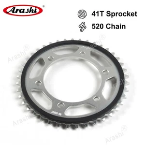 Piñón trasero Arashi 520 Pitch 41T para Kawasaki ZR400 Zephyr 400 1989-1995 1990 - Imagen 1 de 7