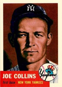 Joe Collins 9 1991 Topps Archives '53 (1953 Reprint)