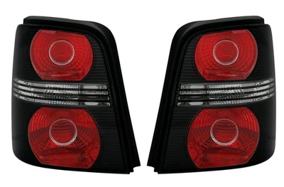 Rückleuchten Set für VW Touran 1 1T 2003-2010 Cross Schwarz Heckleuchten Paar - Bild 1 von 4