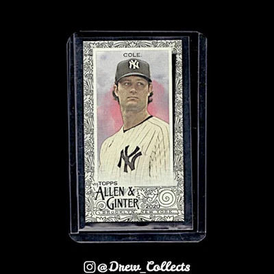 2020 Topps Allen & Ginter #238 Gerrit Cole Mini Black Border - Image 1 of 2