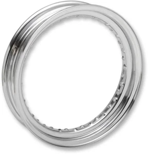 43007-40 Old 3940-40C Chrome 16" X 3" Drop Center Rim Rubber Side Valve - Picture 1 of 1