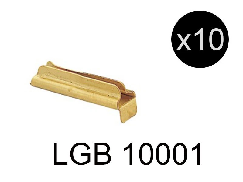 LGB 10x éclisses en métal - échelle G 1/22,5 - LGB 10001