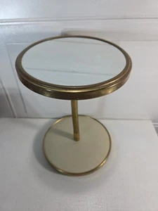 Vintage italienischer zweiseitiger Kosmetikspiegel & Cherub Lippenstifthalter 60er 70er - Bild 1 von 10