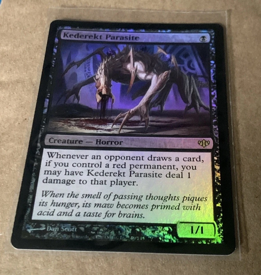 Kederekt Parasite Conflux Foil Rare Creature MTG Magic The Gathering - Image 1 of 4