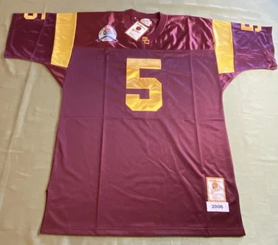 Винтажная футболка с ценниками Gridiron Greats Reggie Bush 5 USC Trojans Rose Bowl размер 52 XL HEISMAN - Изображение 1 из 4