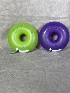 3M Scotch Magic Tape lustiger Donut-Spender nachfüllbar Menge 2 lila & grün - Bild 1 von 4