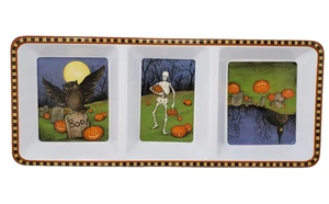Sakura David Carter Vassoio 3 Sezioni Marrone Haunted Hollow Melamina Leggi - Foto 1 di 13