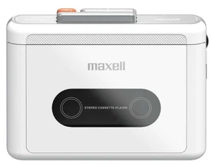 maxell MXCP-P100 Portable Cassette Player Bluetooth White MXCP-P100WH 【NEW】 - Picture 1 of 5