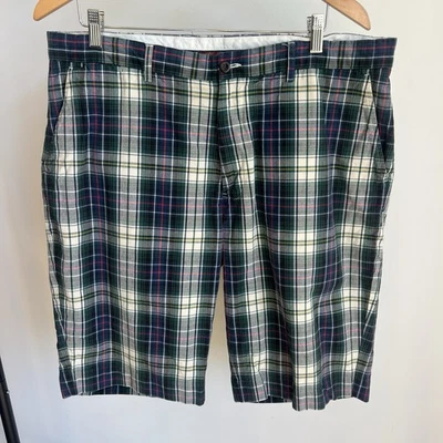 Vintage Polo Ralph Lauren Shorts Men 38 Blue Plaid Classic Preppy Golf Old Money - Image 1 of 4