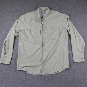L.L. Bean Tropicwear Vented Fishing Outdoor Shirt Mens XL Tall Dusty Sage - Picture 1 of 10