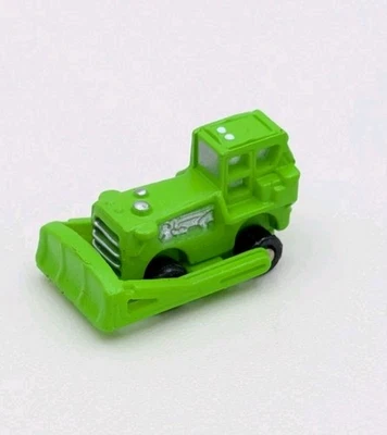 Vintage Galoob Micro Machines Bulldozer Insiders Micro Mini Lime Green - Image 1 of 4
