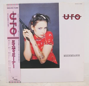UFO / MISDEMEANOR JAPAN ISSUE LP W/OBI, INSERT - Picture 1 of 8