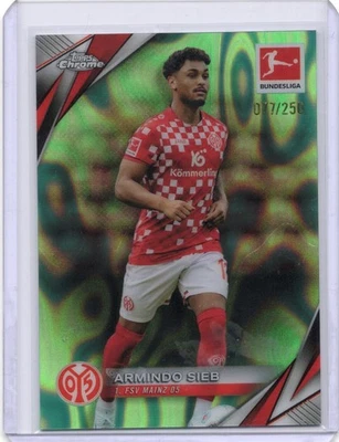 2024-25 Topps Chrome Bundesliga #72 Armindo Sieb Neon Green Lava #/250 - Image 1 of 2