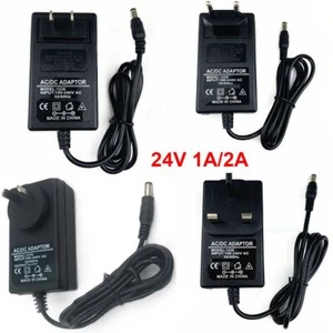 Monitor Transformer 24Volt 2000MA 100~240V Power Supply Adapter 24V 1A AC to DC - Picture 1 of 9