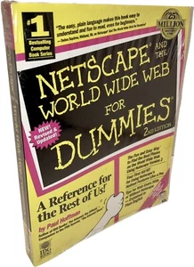 Vintage For Dummies: Netscape and the World Wide Web by Paul Hoffman 1996 NOS - Picture 1 of 3