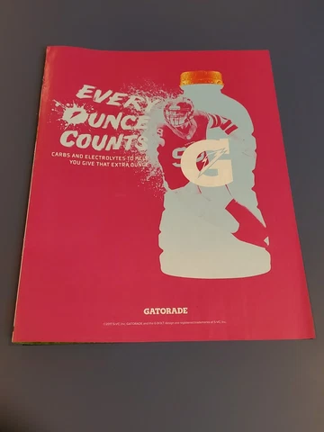 JJ WATT Gatorade Poster Print Ad Photo HOUSTON TEXANS FOOTBALL NFL Sports Drink Cover