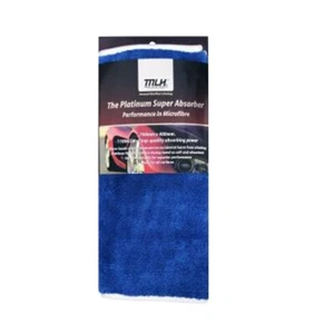 Mlh 64MLH220 Blue Platinum Super Absorber Microfibre Towel 700 x 400mm 1100GSM - Picture 1 of 3