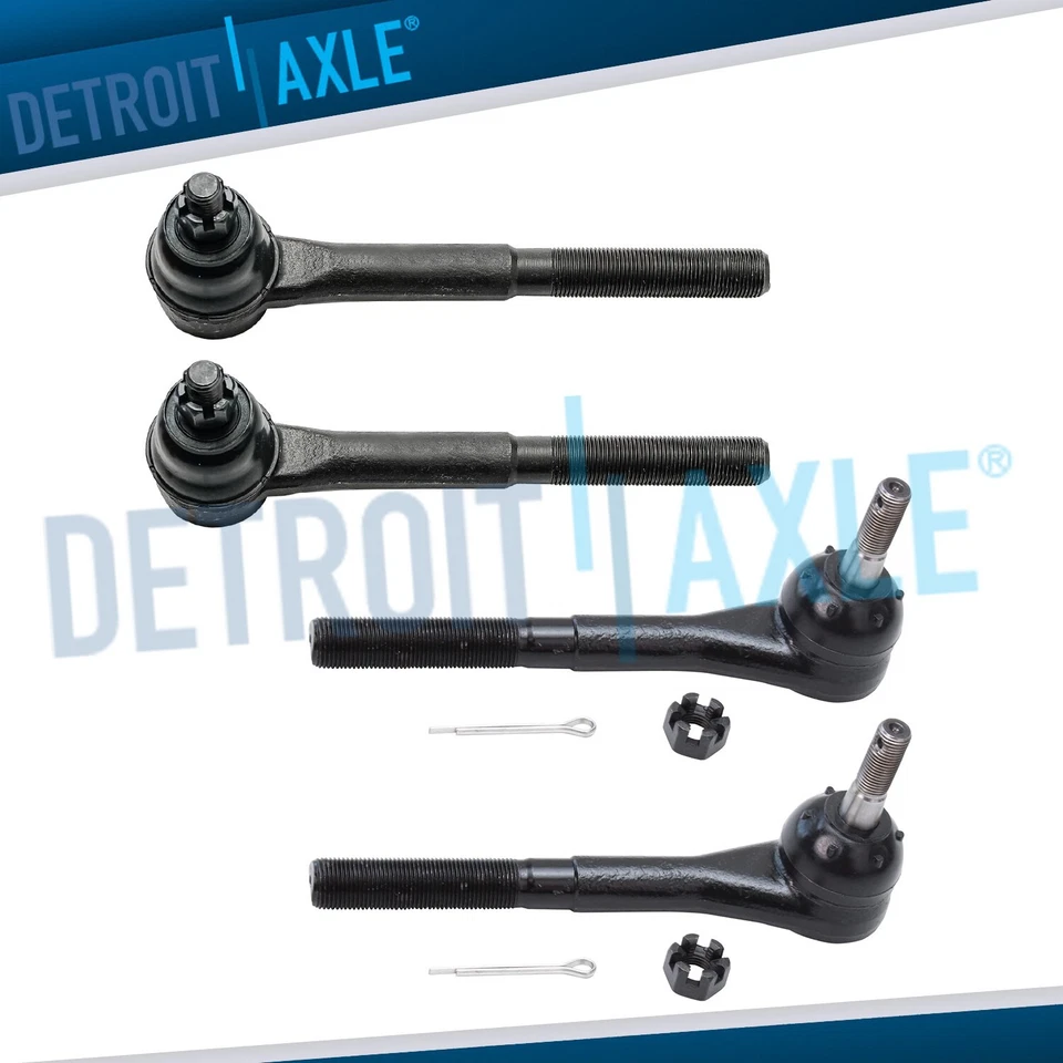 Nuevo kit de 4 piezas: todos (4) eslabones delanteros interiores y exteriores de la barra de amarre para modelos GM Foto 1 de 4