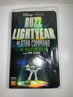 Buzz Lightyear of Star Command: The Adventure Begins (VHS, 2000) Disney Pixar - Image 1 of 4